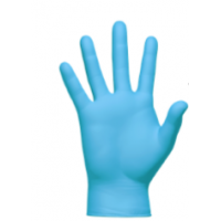  Clean Safety Blue Nitrile 4mil PF Gloves, 100 per Box (Large)